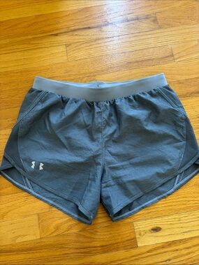 Under Armour Women's Slate Gray Athletic Running Shorts